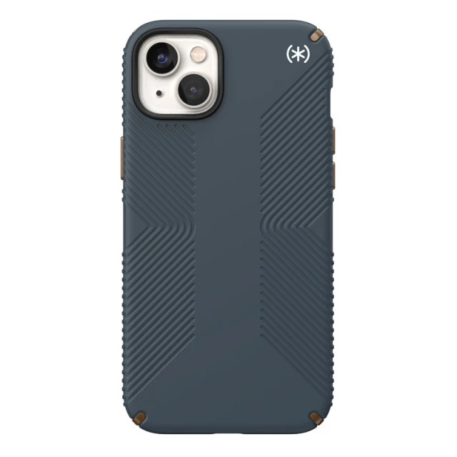 Чохол Speck Presidio2 Grip для iPhone 14 Plus Charcoal Grey Cool Bronze (840168523955)