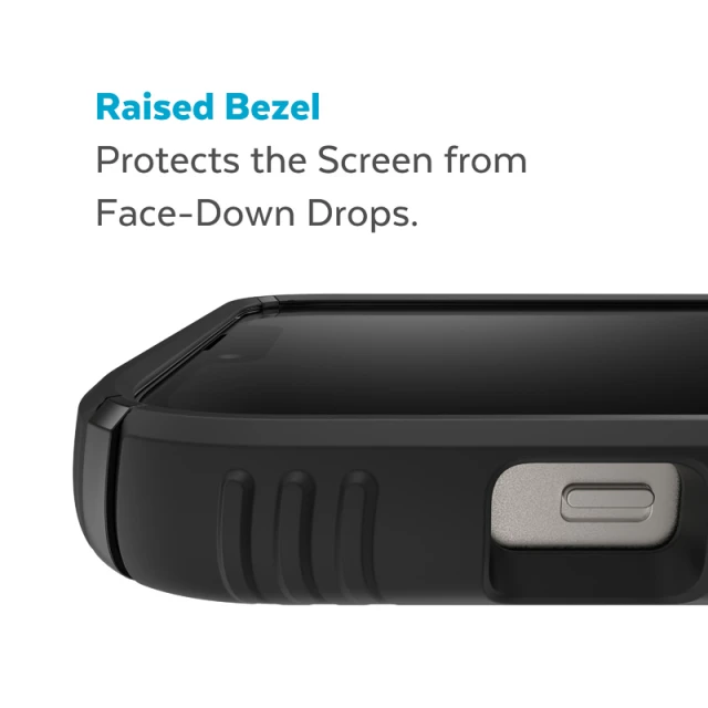 Чохол Speck Presidio2 Grip для iPhone 14 Plus Black Black White with MagSafe (840168523962)