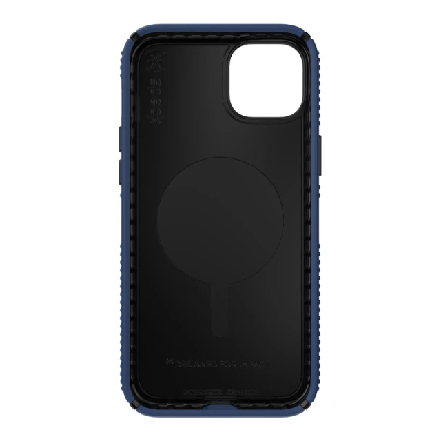 Чохол Speck Presidio2 Grip для iPhone 14 Plus Coastal Blue Black White with MagSafe (840168523979)