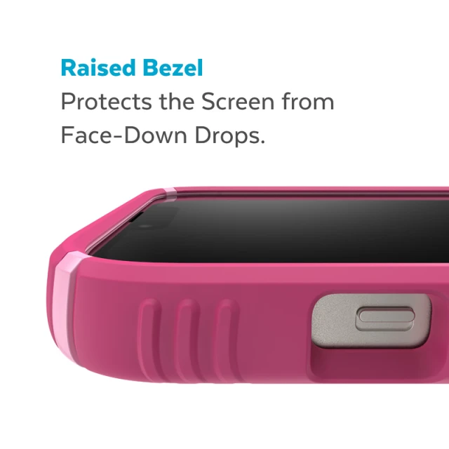 Чохол Speck Presidio2 Grip для iPhone 14 Plus Digital Pink Blossom Pink with MagSafe (840168523986)