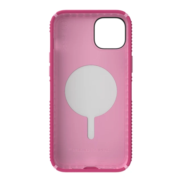 Чохол Speck Presidio2 Grip для iPhone 14 Plus Digital Pink Blossom Pink with MagSafe (840168523986)