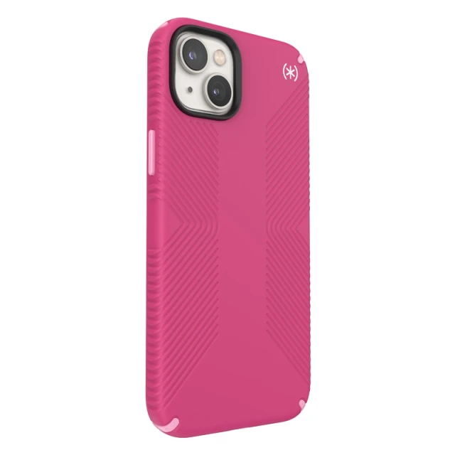 Чохол Speck Presidio2 Grip для iPhone 14 Plus Digital Pink Blossom Pink with MagSafe (840168523986)