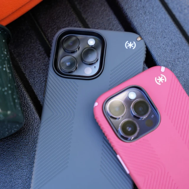 Чохол Speck Presidio2 Grip для iPhone 14 Plus Digital Pink Blossom Pink with MagSafe (840168523986)