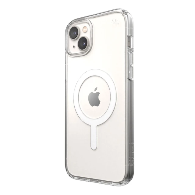 Чохол Speck Presidio Perfect-Clear для iPhone 14 Plus Clear White with MagSafe (840168524037)