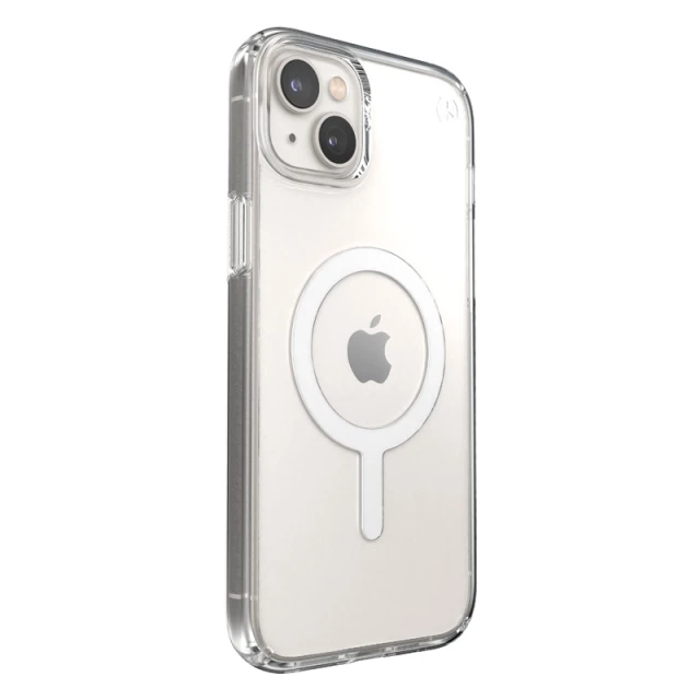 Чохол Speck Presidio Perfect-Clear для iPhone 14 Plus Clear White with MagSafe (840168524037)