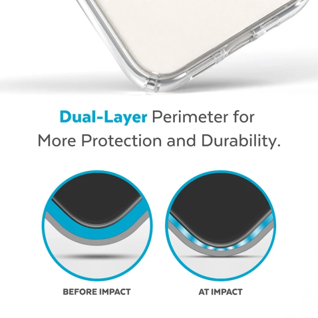 Чохол Speck Presidio Perfect-Clear для iPhone 14 Plus Clear White with MagSafe (840168524037)