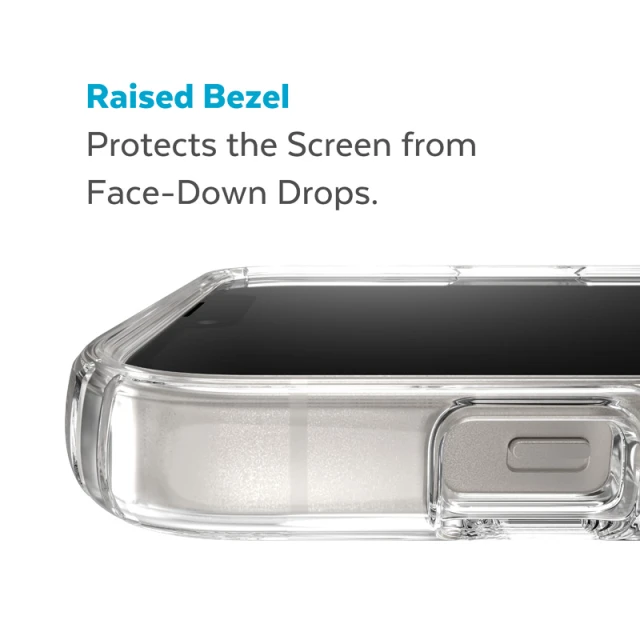 Чохол Speck Presidio Perfect-Clear для iPhone 14 Plus Clear White with MagSafe (840168524037)