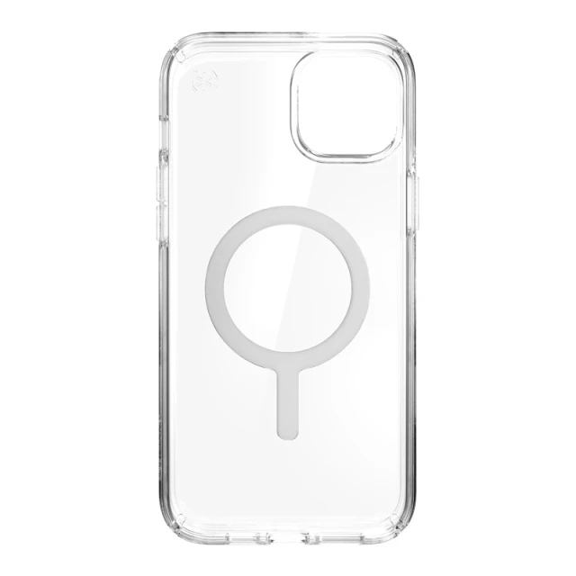 Чохол Speck Presidio Perfect-Clear для iPhone 14 Plus Clear White with MagSafe (840168524037)