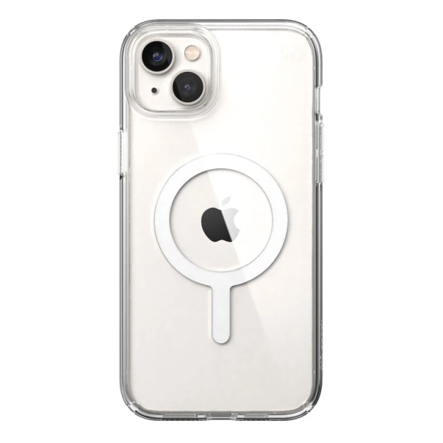 Чохол Speck Presidio Perfect-Clear для iPhone 14 Plus Clear White with MagSafe (840168524037)