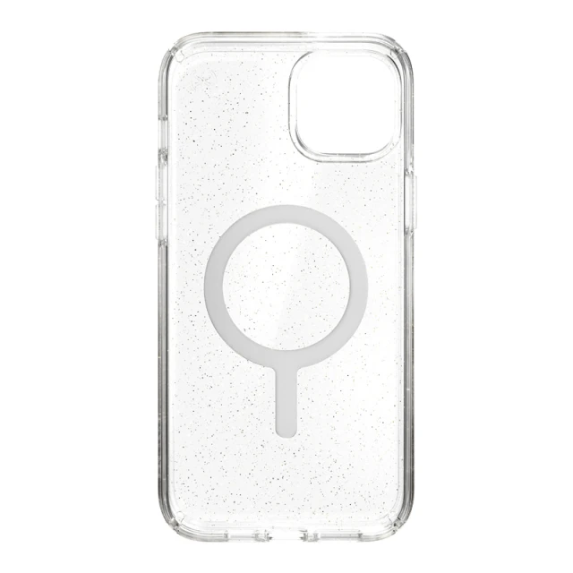 Чохол Speck Presidio Perfect-Clear with Glitter для iPhone 14 Plus Clear Gold Glitter with MagSafe (840168524082)