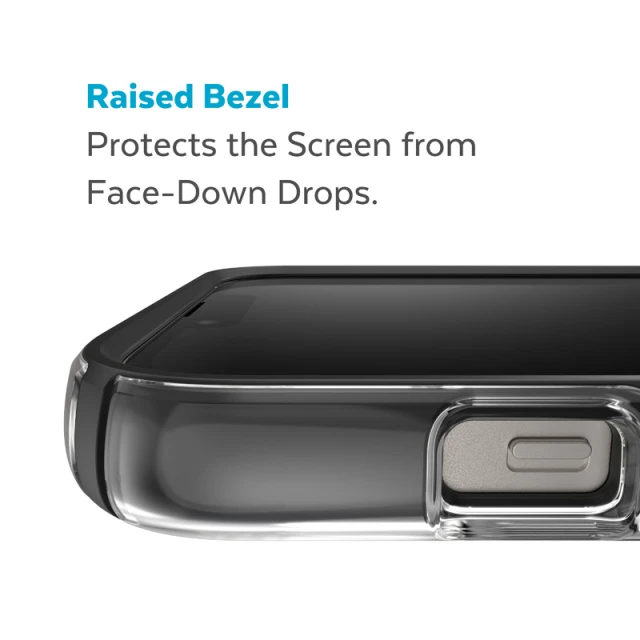 Чехол Speck Presidio Perfect-Clear with Impact Geometry для iPhone 14 Plus Clear Black (840168524181)