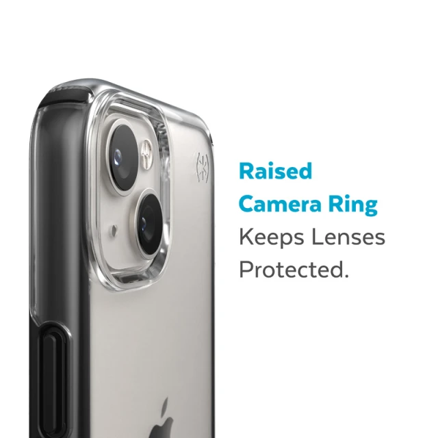 Чехол Speck Presidio Perfect-Clear with Impact Geometry для iPhone 14 Plus Clear Black (840168524181)