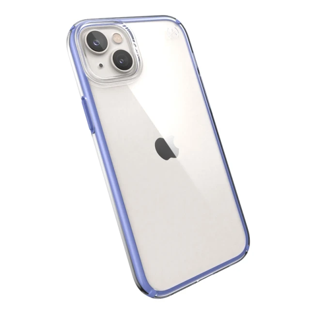 Чохол Speck Presidio Perfect-Clear with Impact Geometry для iPhone 14 Plus Clear Grounded Purple (840168524211)