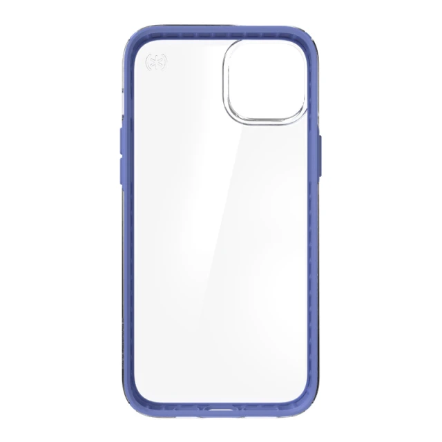 Чохол Speck Presidio Perfect-Clear with Impact Geometry для iPhone 14 Plus Clear Grounded Purple (840168524211)