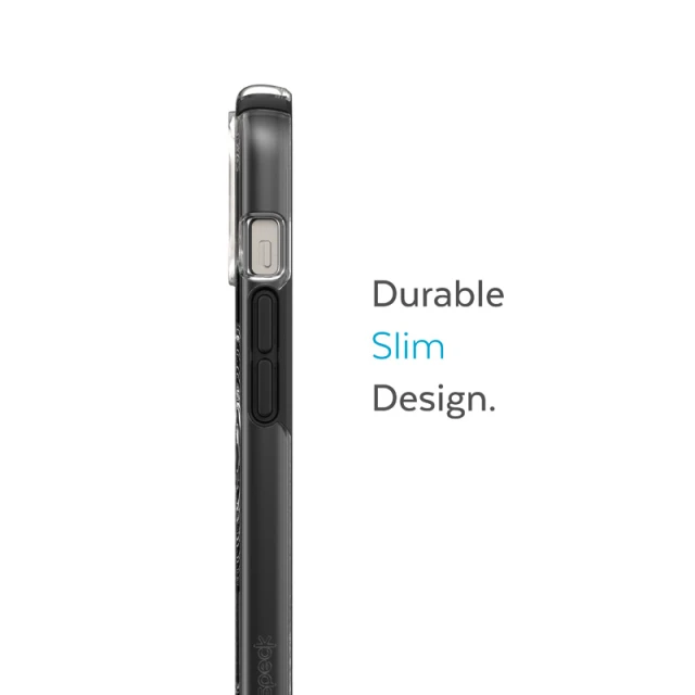 Чохол Speck Presidio Perfect-Clear with Impact Geometry для iPhone 14 Plus Clear Black with MagSafe (840168524235)