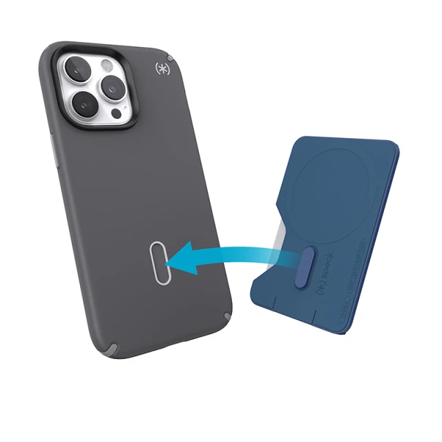 Магнітний гаманець Speck ClickLock Wallet Coastal Blue/Space Blue with MagSafe (150423-3180)