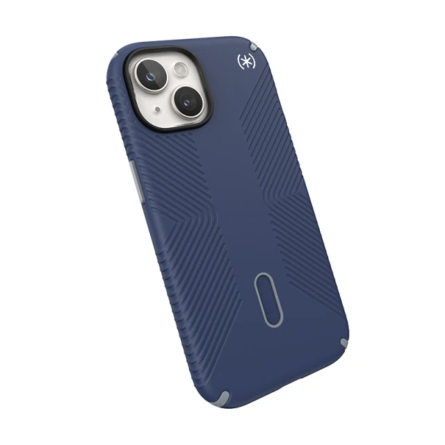Чохол Speck Presidio2 Grip ClickLock для iPhone 15 | 14 | 13 Coastal Blue Dust Grey with MagSafe (150439-3206)