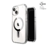 Чохол Speck Presidio Perfect-Clear ClickLock для iPhone 15 | 14 | 13 Clear Chrome with MagSafe (150441-3199)