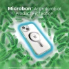 Чохол Speck Presidio Perfect-Clear ClickLock для iPhone 15 | 14 | 13 Clear Chrome with MagSafe (150441-3199)