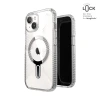 Чохол Speck Presidio Perfect-Clear Grip ClickLock для iPhone 15 | 14 | 13 Clear Chrome with MagSafe (150443-3199)