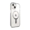 Чохол Speck Presidio Perfect-Clear Grip ClickLock для iPhone 15 | 14 | 13 Clear Chrome with MagSafe (150443-3199)