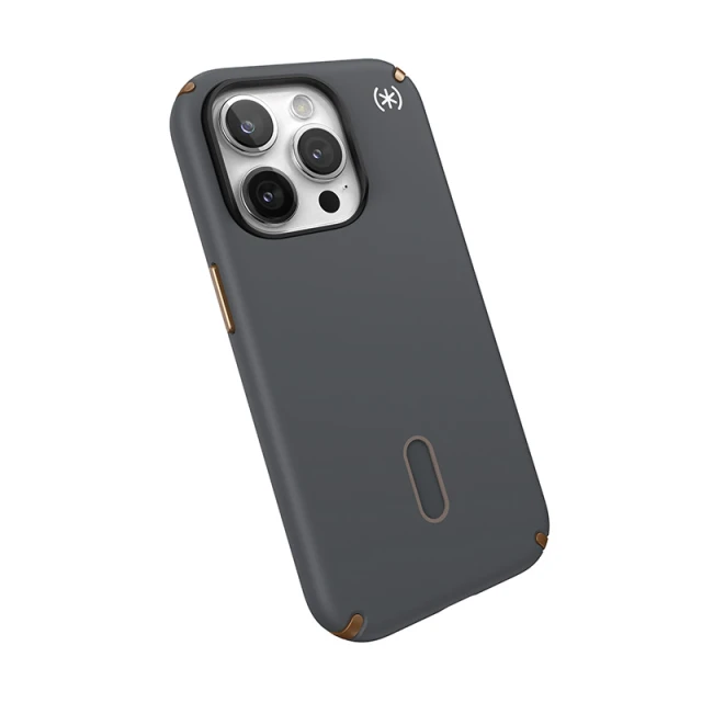 Чохол Speck Presidio2 Pro ClickLock для iPhone 15 Pro Charcoal Grey Cool Bronze with MagSafe (150446-3212)
