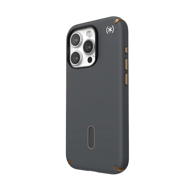 Чохол Speck Presidio2 Pro ClickLock для iPhone 15 Pro Charcoal Grey Cool Bronze with MagSafe (150446-3212)