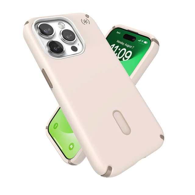 Чохол Speck Presidio2 Pro ClickLock для iPhone 15 Pro Bleached Bone Heirloom Gold with MagSafe (150446-3214)