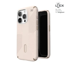 Чехол Speck Presidio2 Grip ClickLock для iPhone 15 Pro Bleached Bone Heirloom Gold with MagSafe (150447-3214)