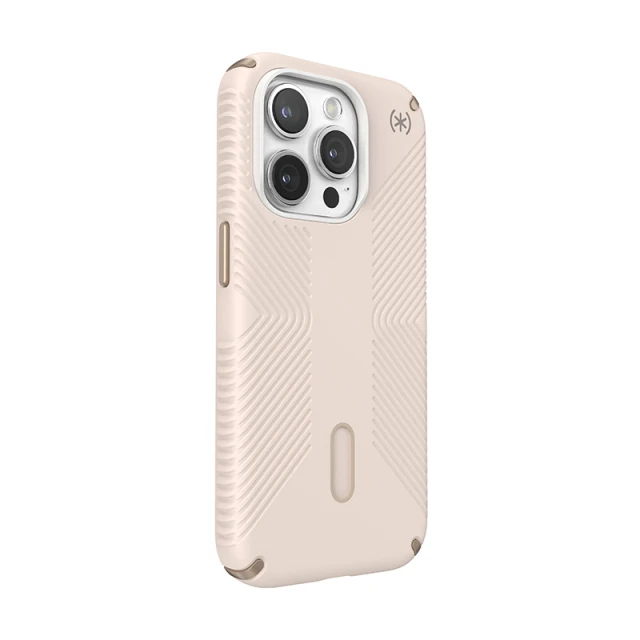 Чохол Speck Presidio2 Grip ClickLock для iPhone 15 Pro Bleached Bone Heirloom Gold with MagSafe (150447-3214)
