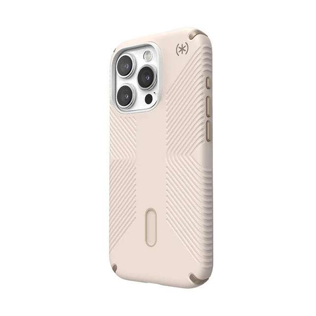 Чохол Speck Presidio2 Grip ClickLock для iPhone 15 Pro Bleached Bone Heirloom Gold with MagSafe (150447-3214)