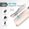 Чохол Speck Presidio2 Grip ClickLock для iPhone 15 Pro Bleached Bone Heirloom Gold with MagSafe (150447-3214)