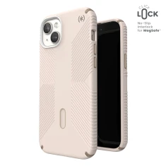 Чехол Speck Presidio2 Grip ClickLock для iPhone 15 Plus | 14 Plus Bleached Bone Heirloom Gold with MagSafe (150455-3214)