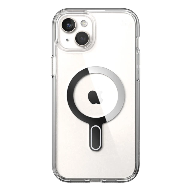 Чохол Speck Presidio Perfect-Clear ClickLock для iPhone 15 Plus | 14 Plus Clear Chrome with MagSafe (150457-3199)
