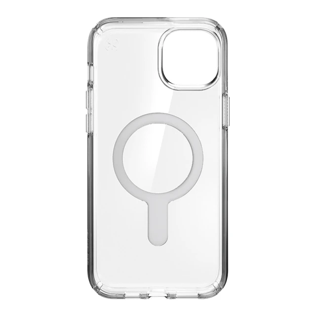 Чохол Speck Presidio Perfect-Clear ClickLock для iPhone 15 Plus | 14 Plus Clear Chrome with MagSafe (150457-3199)