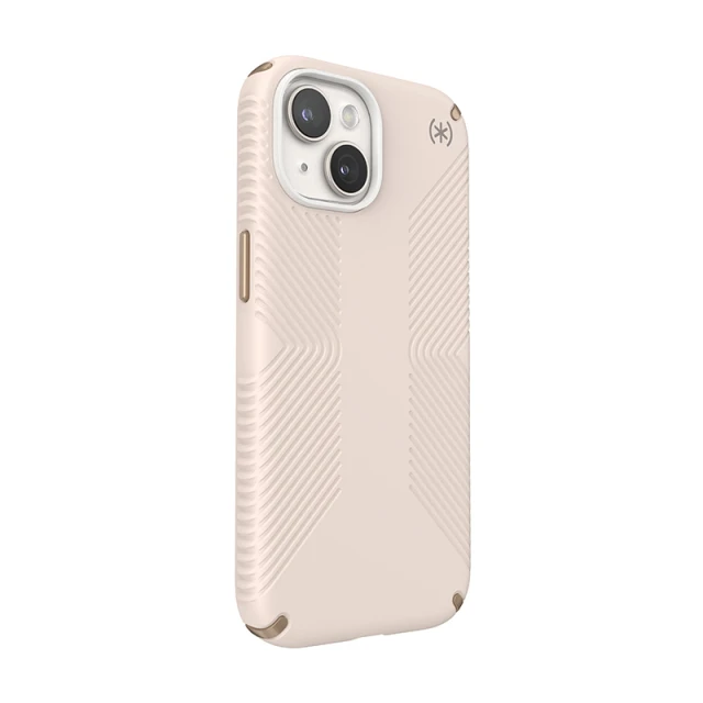 Чохол Speck Presidio2 Grip для iPhone 15 | 14 | 13 Bleached Bone Heirloom Gold (150473-3214)