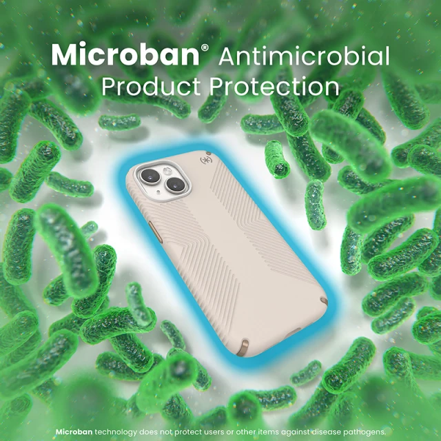 Чохол Speck Presidio2 Grip для iPhone 15 | 14 | 13 Bleached Bone Heirloom Gold (150473-3214)