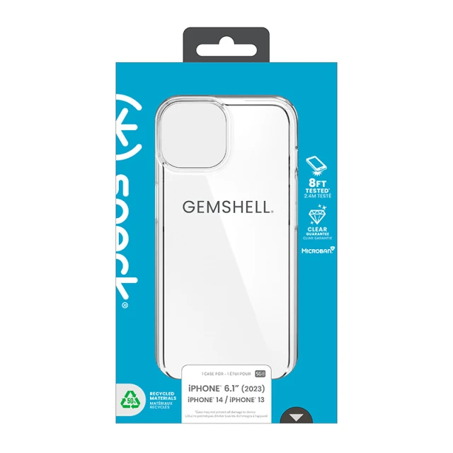 Чохол Speck GemShell для iPhone 15 | 14 | 13 Clear (150491-5085)