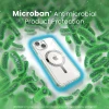 Чохол Speck GemShell Grip для iPhone 15 | 14 | 13 Clear Chrome with MagSafe (150494-3223)