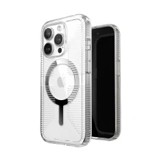 Чехол Speck GemShell Grip для iPhone 15 Pro Clear Chrome with MagSafe (150503-3223)