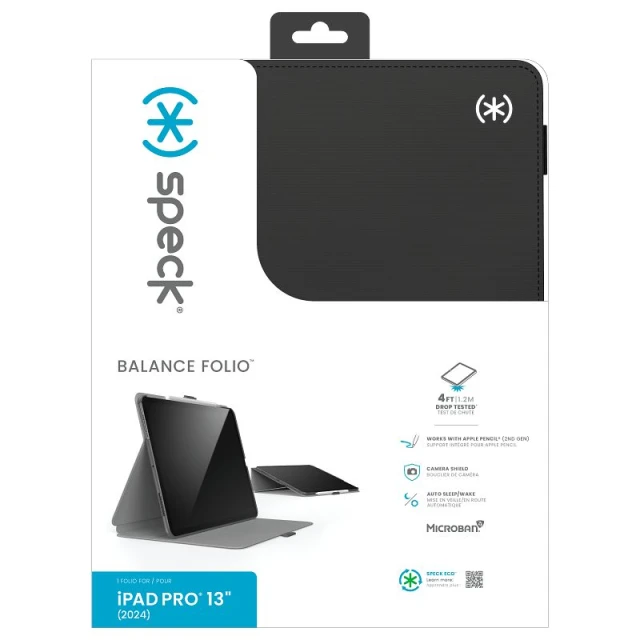 Чохол Speck Balance Folio для iPad Pro 13 2024 7th Gen Black (150527-D143)