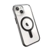 Чохол Speck Presidio Perfect-Clear ClickLock для iPhone 15 | 14 | 13 Clear Black with MagSafe (150441-3233)