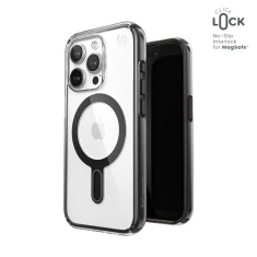 Чохол Speck Presidio Perfect-Clear ClickLock для iPhone 15 Pro Clear Black with MagSafe (150449-3233)