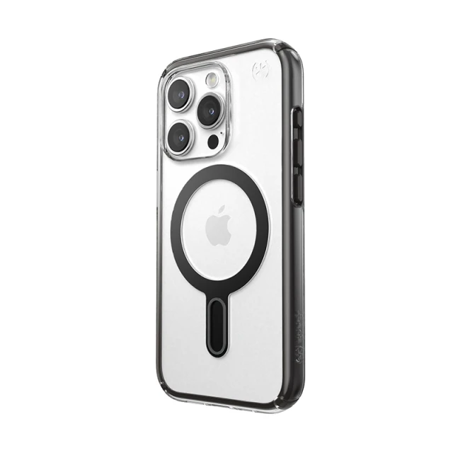 Чохол Speck Presidio Perfect-Clear ClickLock для iPhone 15 Pro Clear Black with MagSafe (150449-3233)