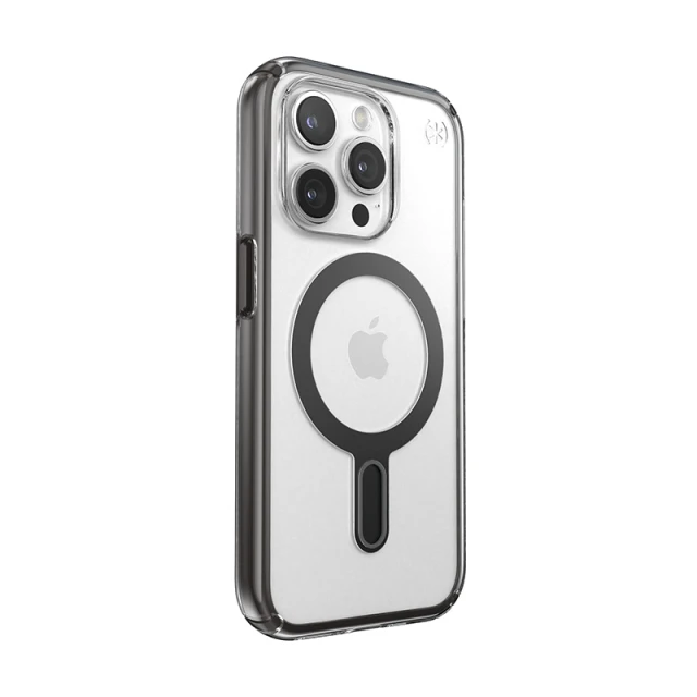 Чохол Speck Presidio Perfect-Clear ClickLock для iPhone 15 Pro Clear Black with MagSafe (150449-3233)