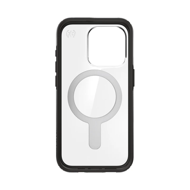 Чохол Speck Presidio Perfect-Clear ClickLock для iPhone 15 Pro Clear Black with MagSafe (150449-3233)