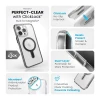 Чохол Speck Presidio Perfect-Clear ClickLock для iPhone 15 Pro Max Clear Chrome with MagSafe (150465-3233)