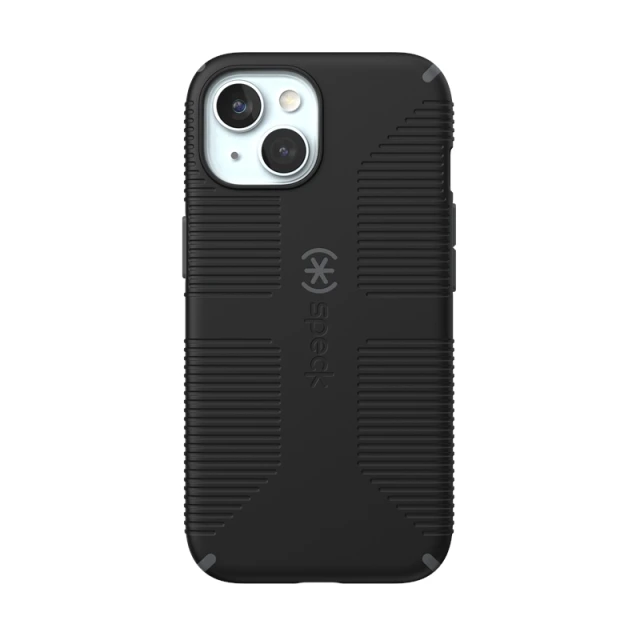Чехол Speck Candyshell Grip для iPhone 17e / 16e / 15 / 14 / 13 Black/Slate Grey with MagSafe (150490-B565)