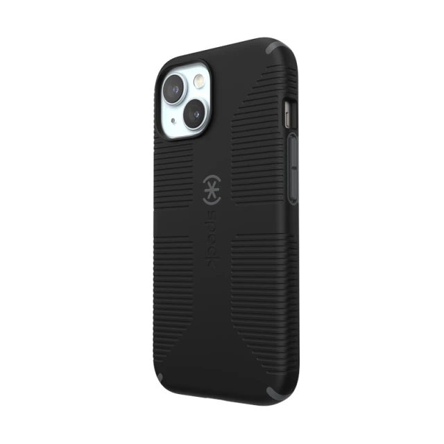 Чехол Speck Candyshell Grip для iPhone 17e / 16e / 15 / 14 / 13 Black/Slate Grey with MagSafe (150490-B565)