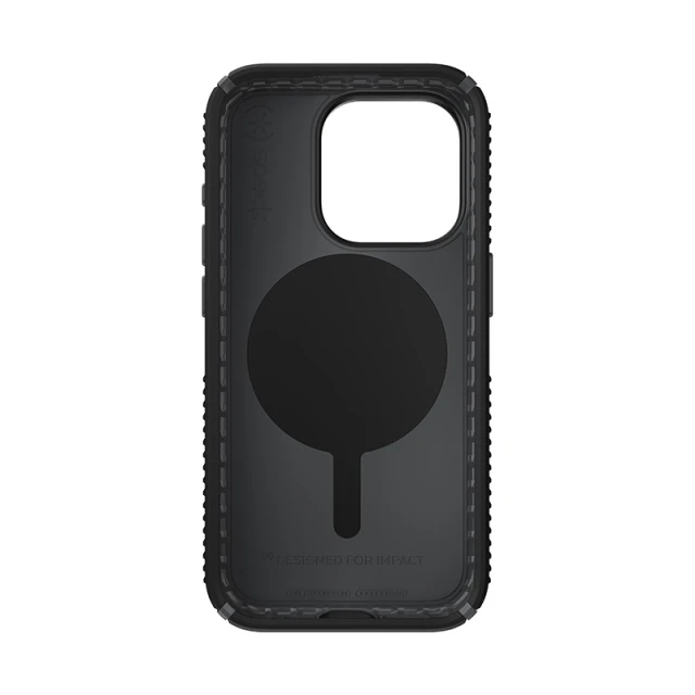 Чехол Speck Presidio2 Grip для iPhone 15 Pro Black/Slate Grey with MagSafe (150563-3205)